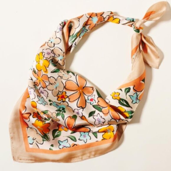sunsetandshores Accessories - MULTI PATTERN SILKY NECK SCARF- 5 Different Styles, PICK ONE!